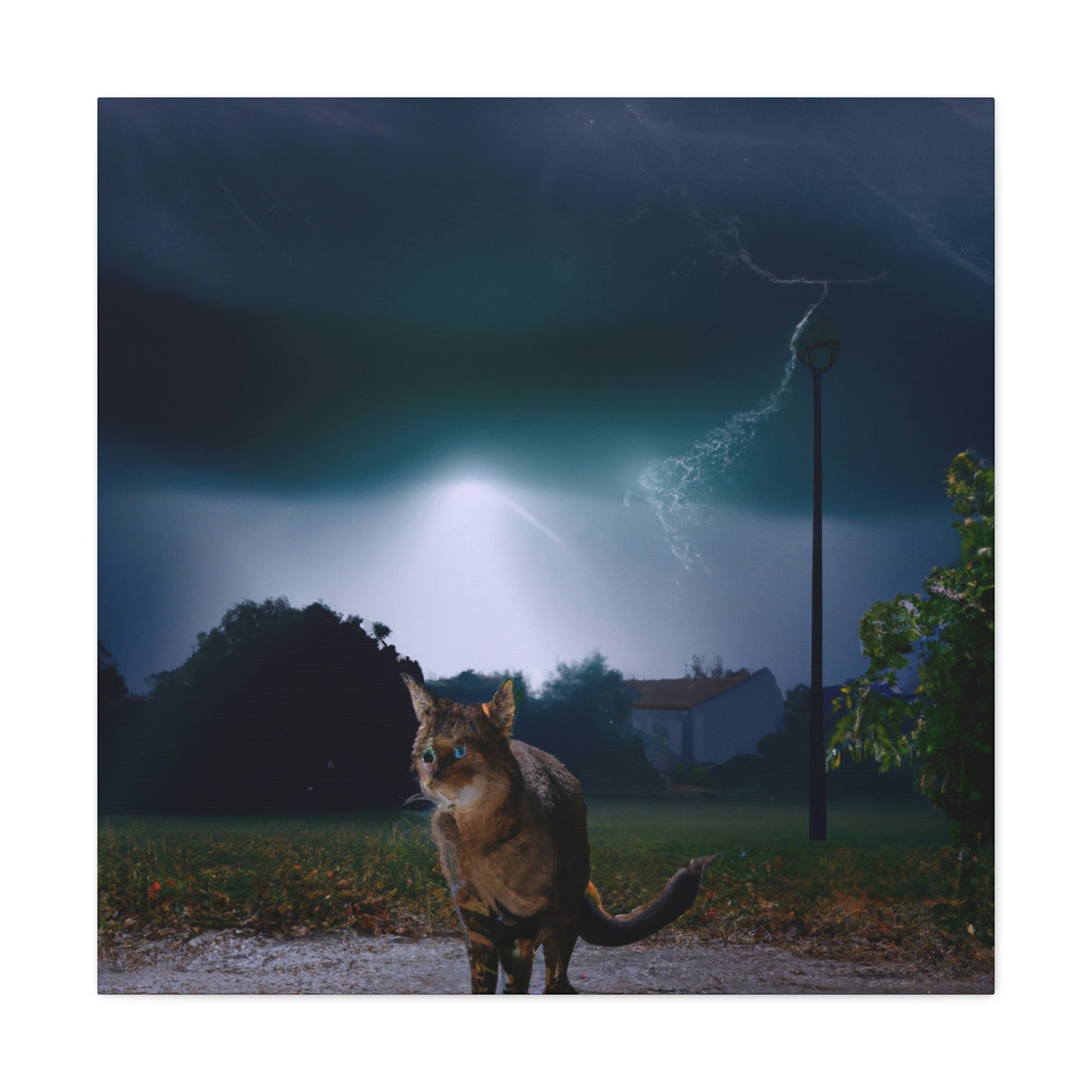 "Lost in the Storm: The Search for a Missing Cat" - The Alien Canva