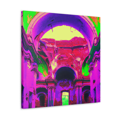 Mystical Madness: Crazy Colors in the Forgotten Cathedral - The Alien Canva