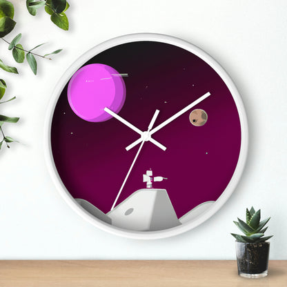 "A Moon Odyssey: Exploring Another World" - The Alien Wall Clock