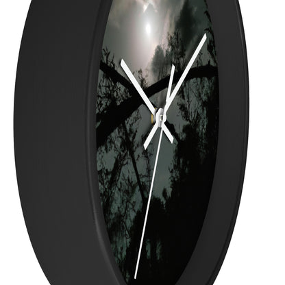 "A Moonlit Mystical World" - The Alien Wall Clock