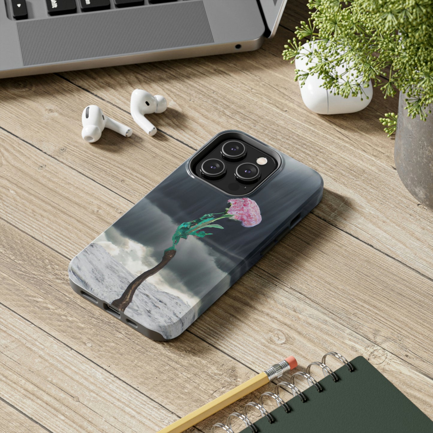 "Aight Against the Storm: The Story of a Lonely Flower" - The Alien Tough Phone Cases