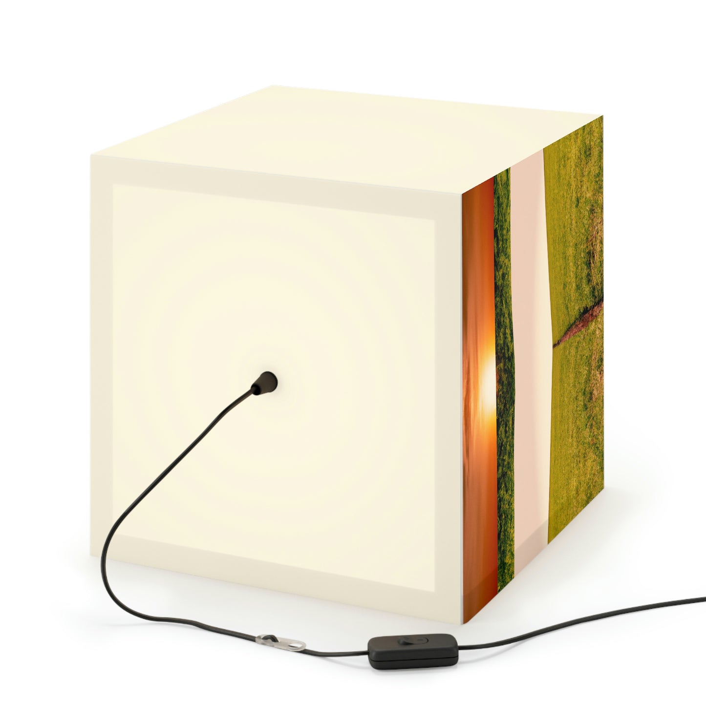 "Golden Horizon at Dusk" - The Alien Light Cube Lamp