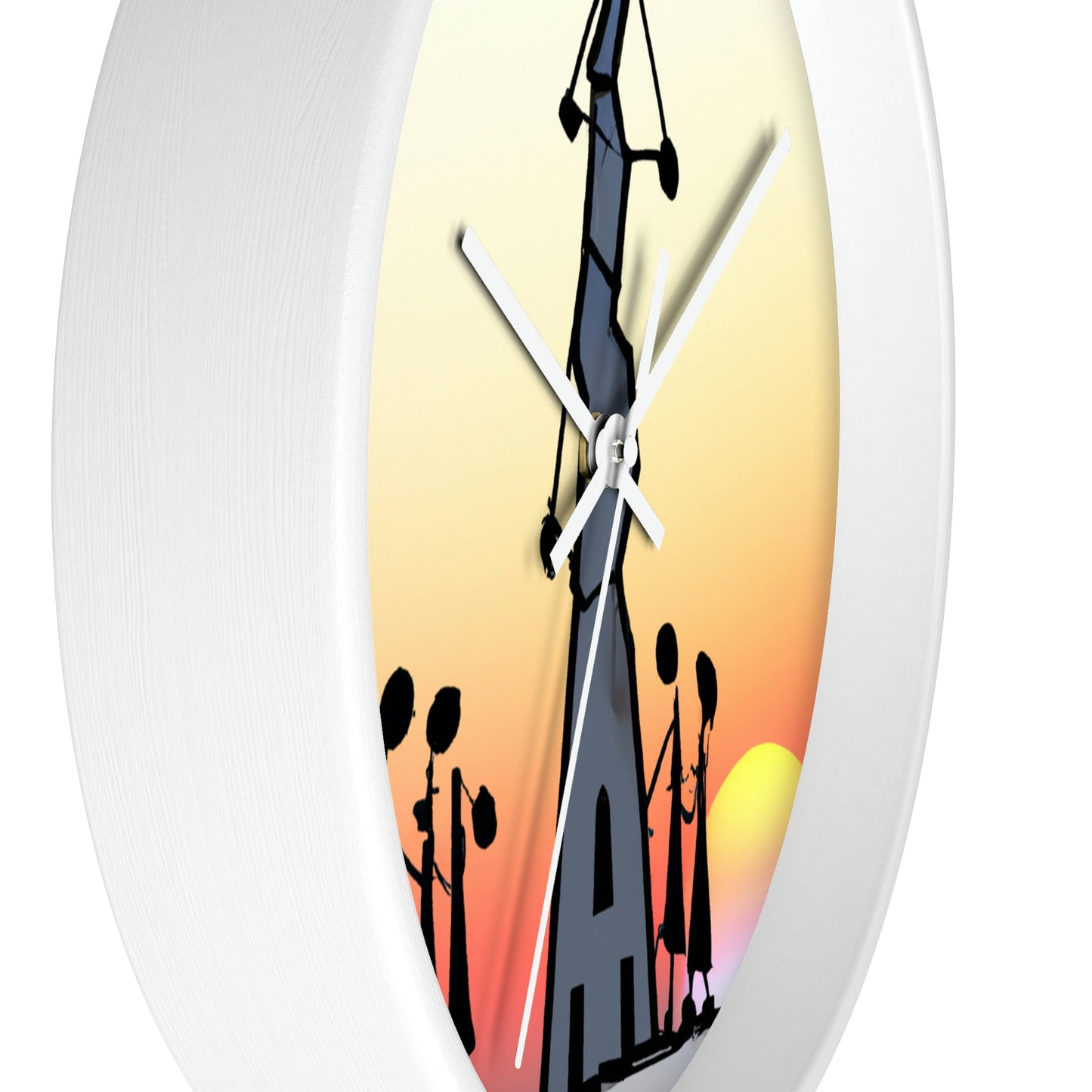 "Forgotten in the Sunset" - The Alien Wall Clock