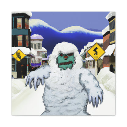 Frozen Terror: The Abominable Snowman's Reign - The Alien Canva