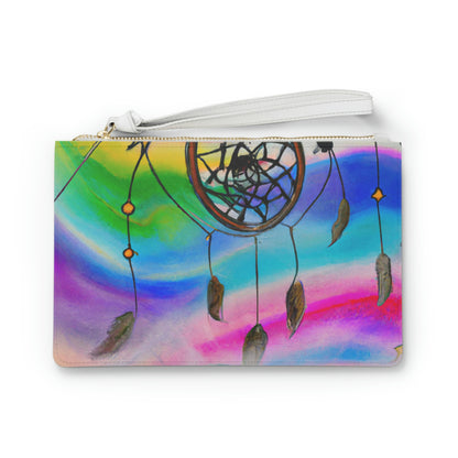 "A Galaxy of Dreams: A Colorful Dreamcatcher Captures Falling Stardust" - The Alien Clutch Bag