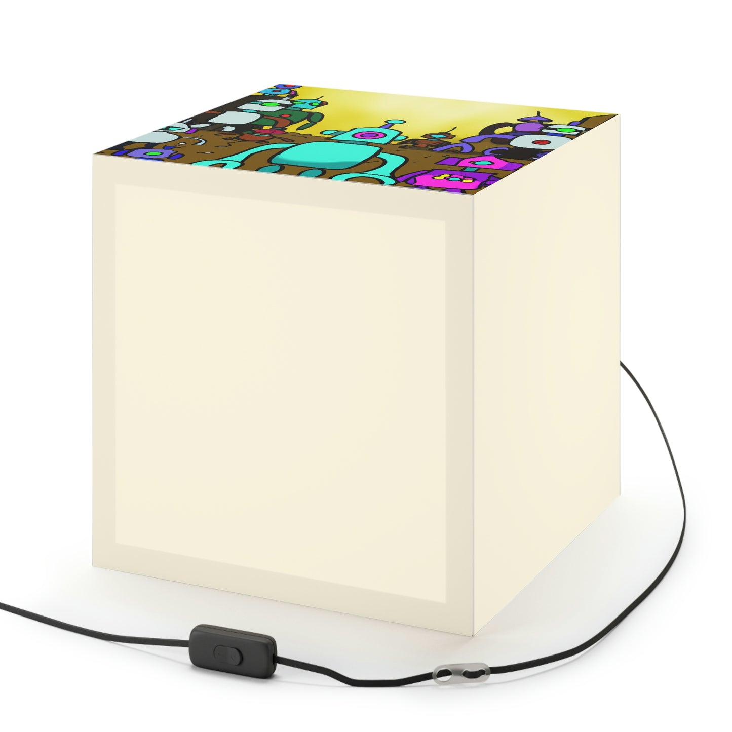 "A Spectrum of Enslaved Machines" - The Alien Light Cube Lamp