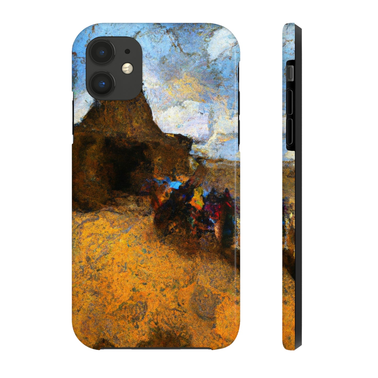 "Dusty Pilgrims at the Forgotten Shrine" - The Alien Tough Phone Cases