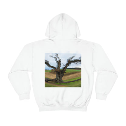 "A Shadow in the Meadow: The Last Standing Tree" - The Alien Unisex Hoodie