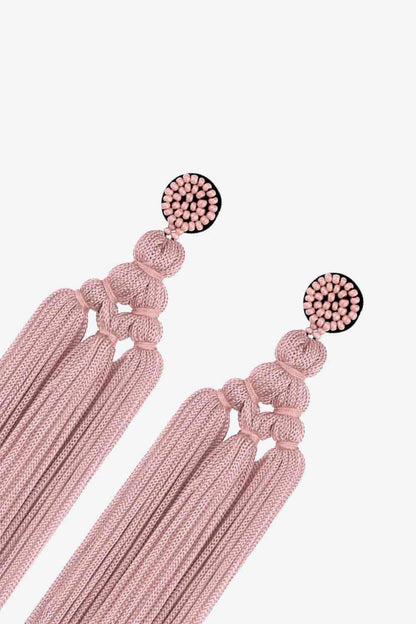 Beaded Tassel Earrings