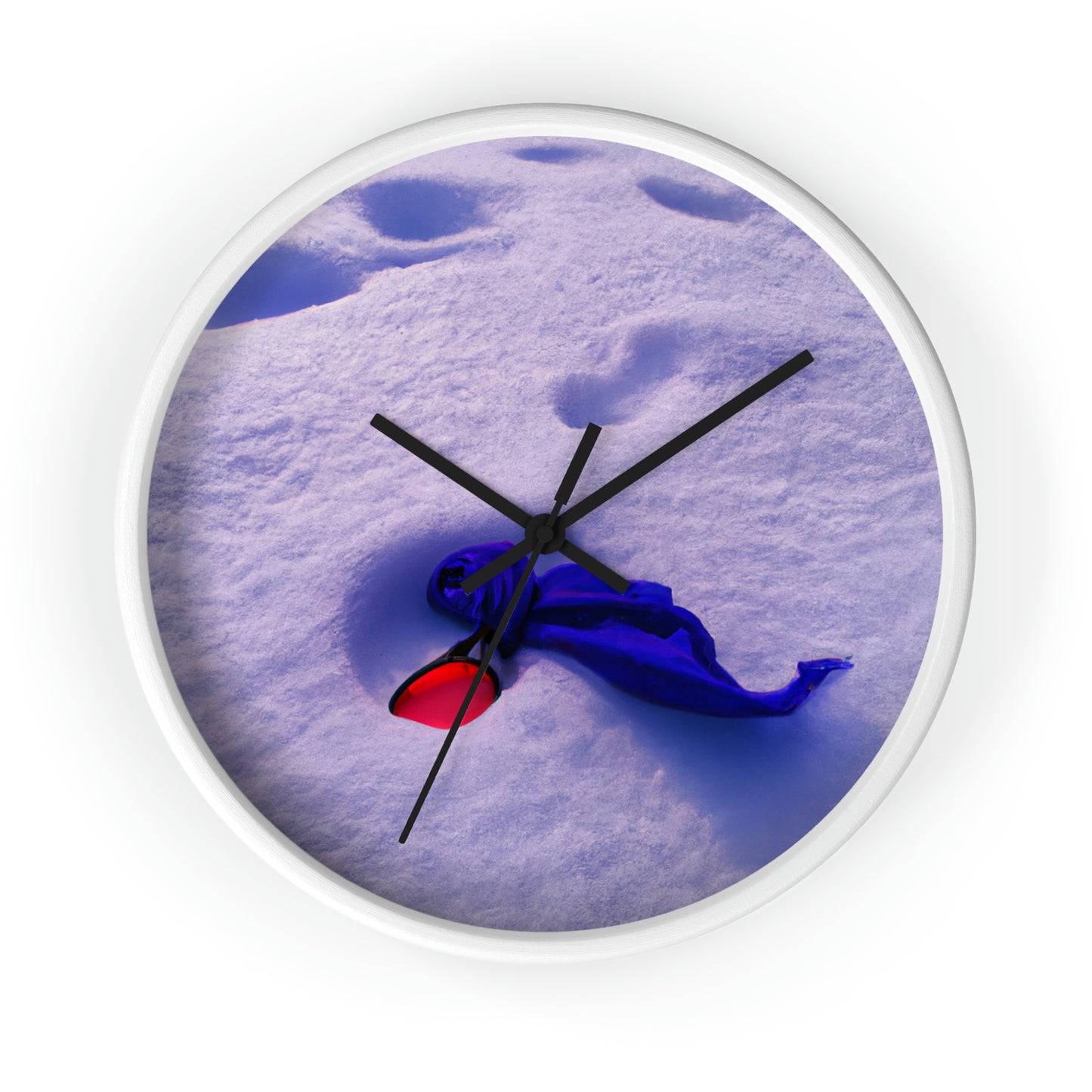 "Buried in the Snow: A Vivid Memory" - El reloj de pared alienígena