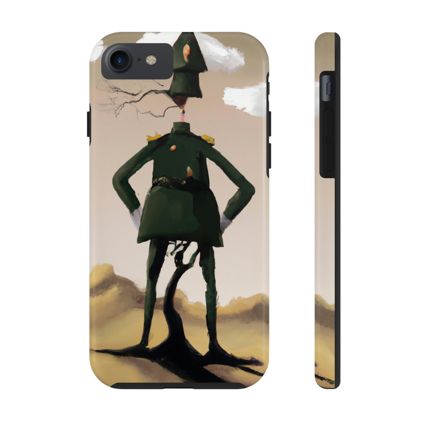 "Courage Against Despair: A Soldier's Triumph" - The Alien Tough Phone Cases