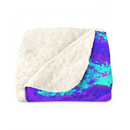 "A Rainbow of Feathered Friends" - The Alien Sherpa Fleece Blanket