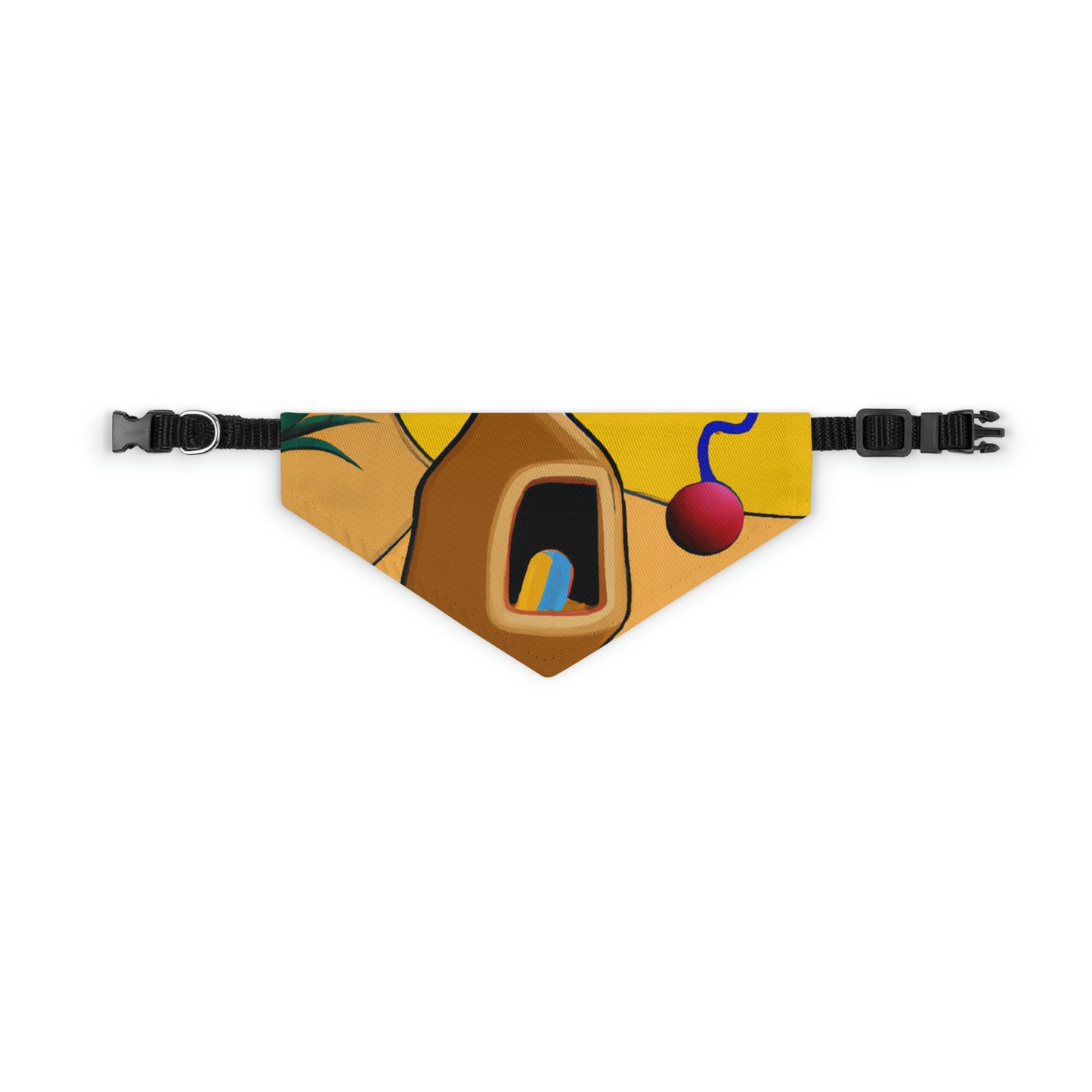 "Desert Mirage: The Forgotten Oasis" - The Alien Pet Bandana Collar