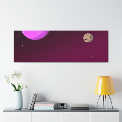 "Una odisea lunar: explorando otro mundo" - The Alien Canva