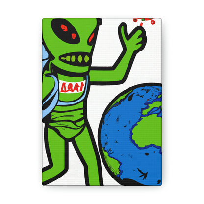 "Armageddon: Alien Exterminators vs Earth's Doom" - The Alien Canva