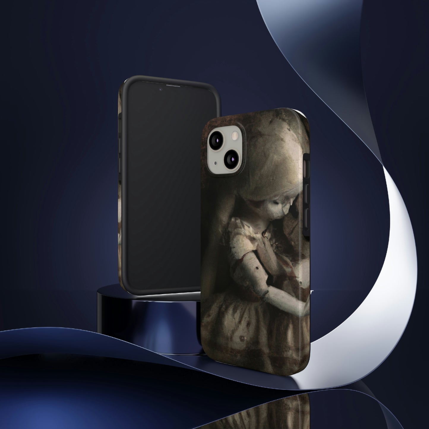 "A Melancholy Tango of Two Dolls" - The Alien Tough Phone Cases