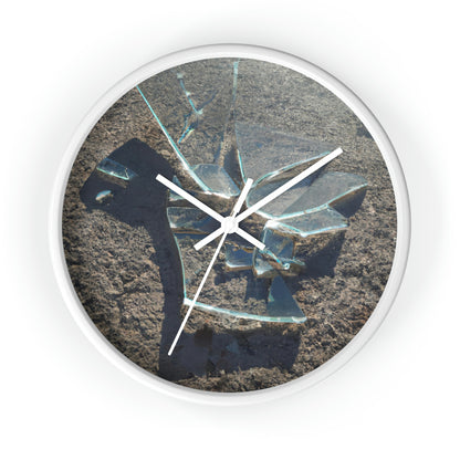 "Glimmer of Broken Glass" - The Alien Wall Clock