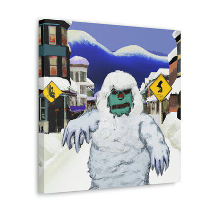 Frozen Terror: The Abominable Snowman's Reign - The Alien Canva