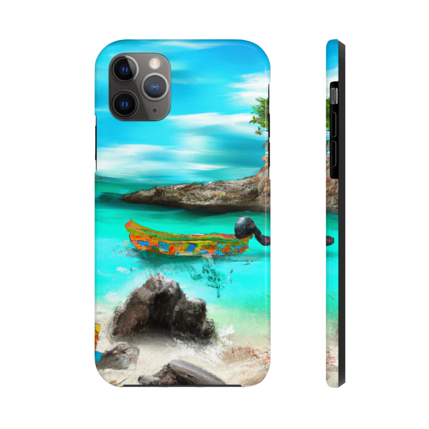 "Caribbean Fiesta on the Beach - A Digital Exploration of Mexican Culture" - The Alien Tough Phone Cases