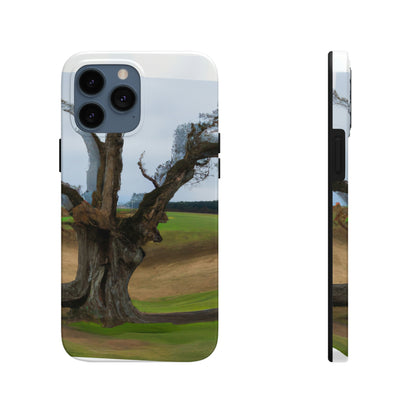 "A Shadow in the Meadow: The Last Standing Tree" - The Alien Tough Phone Cases