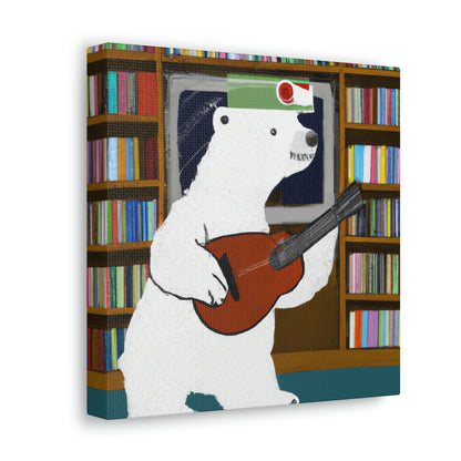 "Der Banjo-Bär der Bibliothek" - The Alien Canva