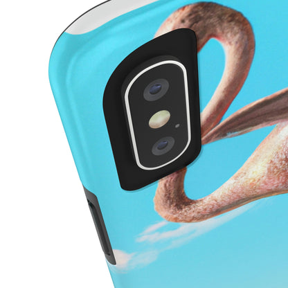 "Flamingo Skates!" - The Alien Tough Phone Cases