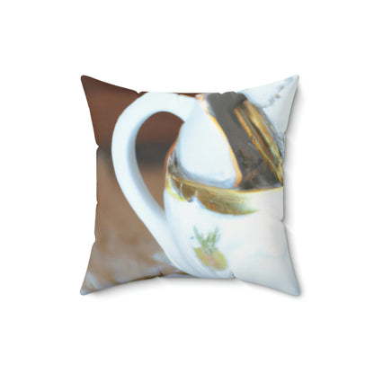 "A Cup of Comfort" - The Alien Square Pillow