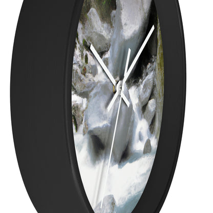 "Canyon Chaos: The Rockslide Race" - The Alien Wall Clock