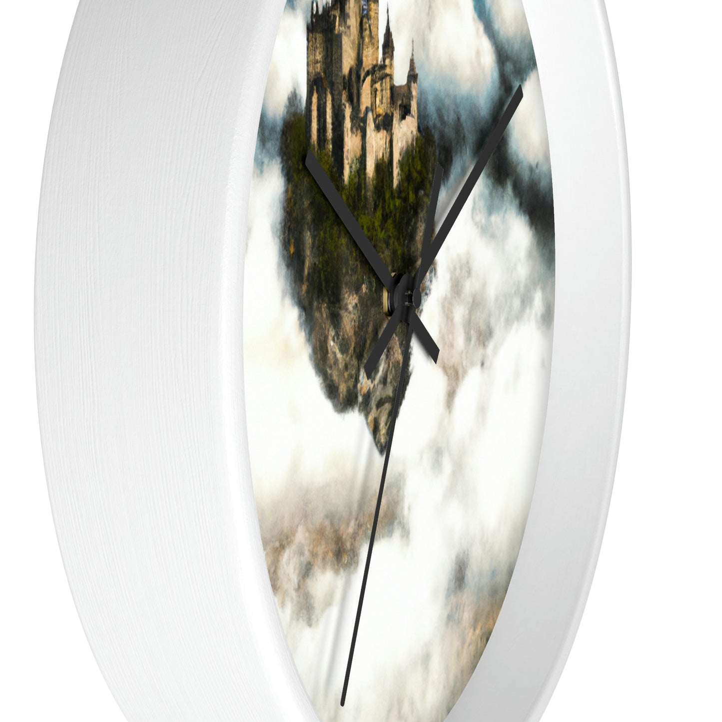 Mystic Castle in the Sky - The Alien Wall Clock