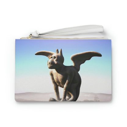 "Allein auf dem Hügel: Die Geschichte eines einsamen Gargoyle" - Die Alien Clutch Bag