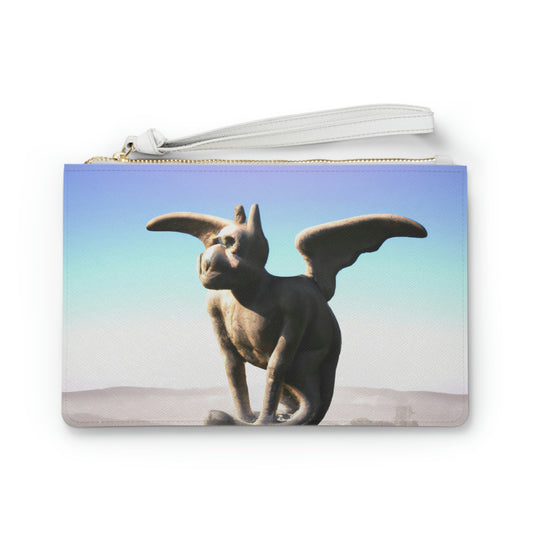 "Allein auf dem Hügel: Die Geschichte eines einsamen Gargoyle" - Die Alien Clutch Bag