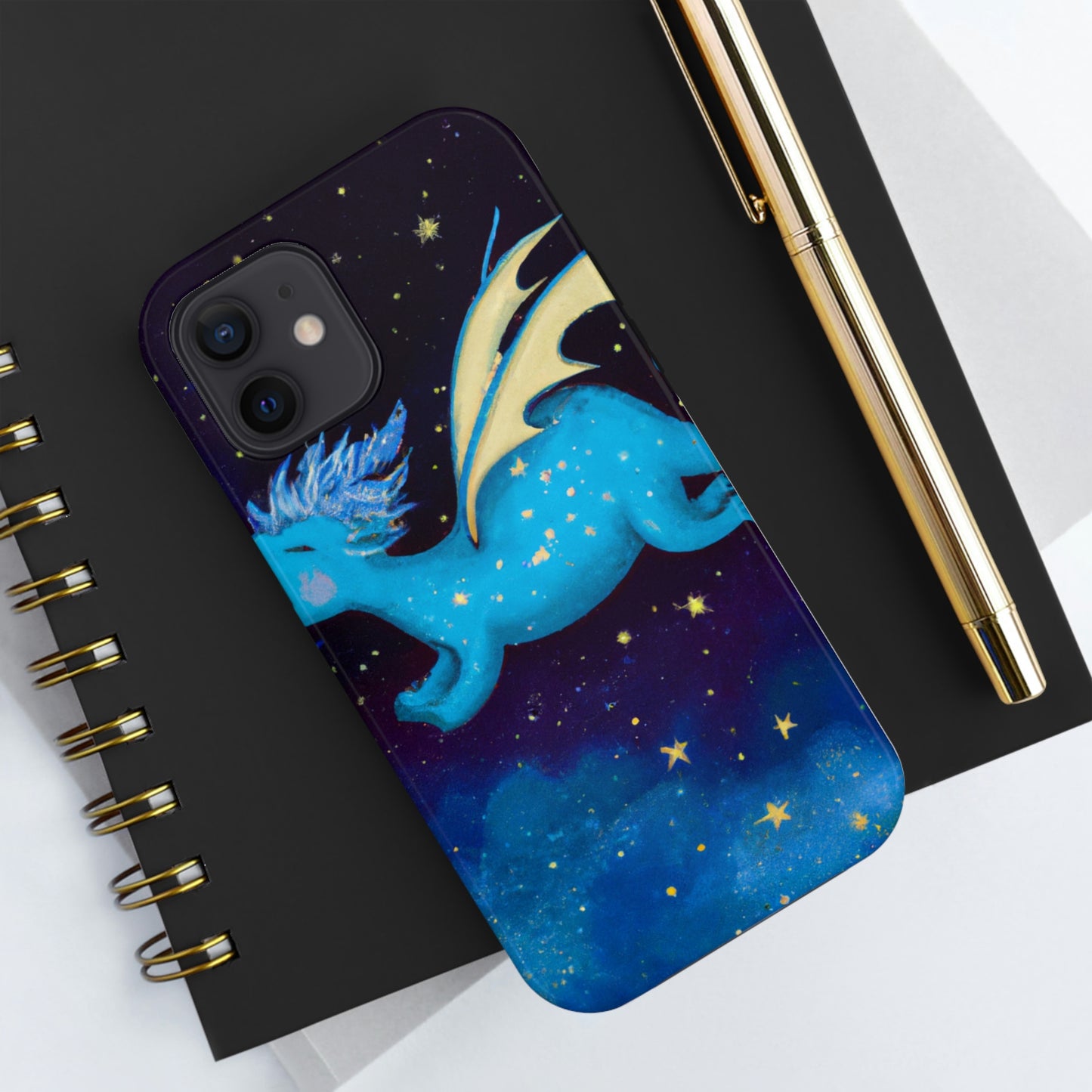 "Drifting Among the Stars: The Story of a Baby Dragon" - The Alien Tough Phone Cases