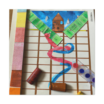 "Childhood Board Game Artistry" - The Alien Canva.