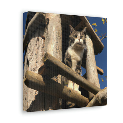 "Kitty in the Ruins" - The Alien Canva