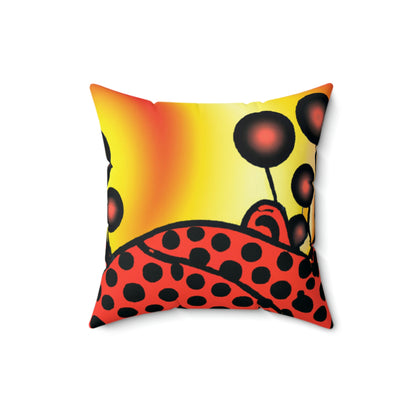 "A New Dawn's Glow" - The Alien Square Pillow