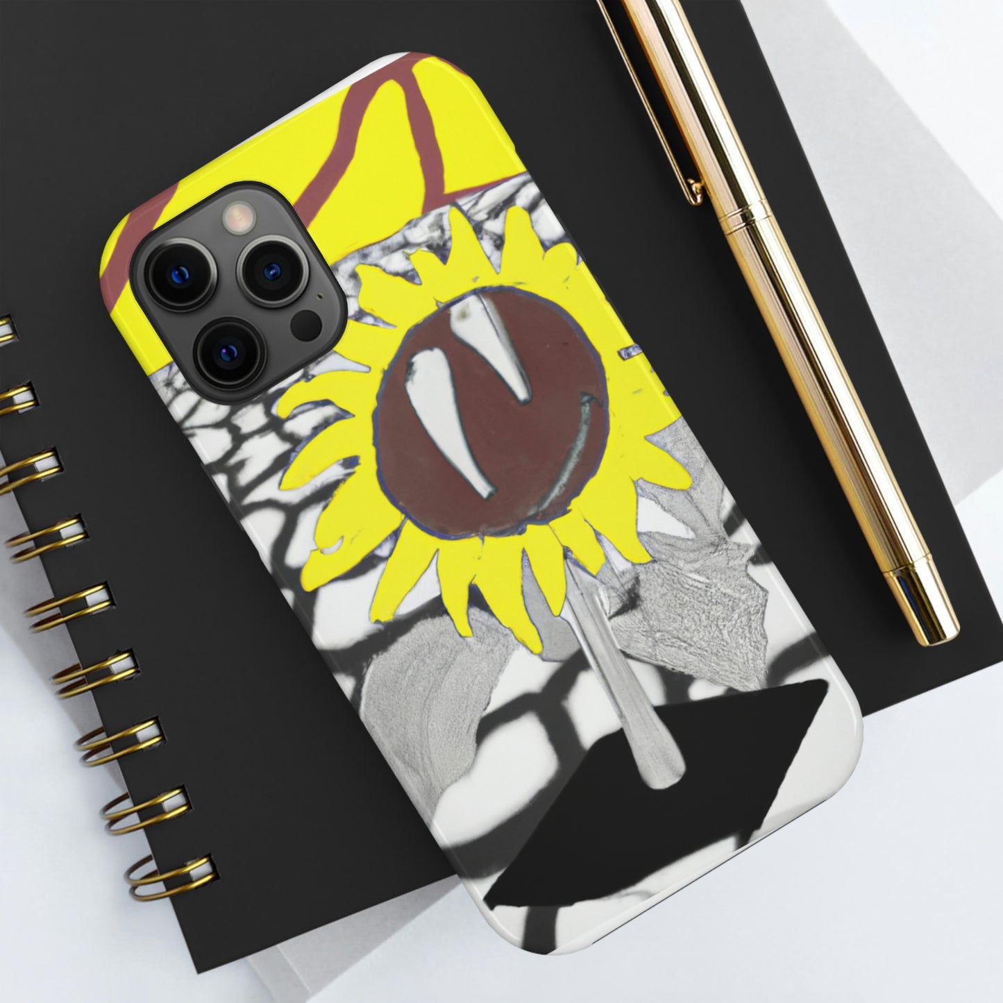 "A Sunflower Withering on a Parched Field" - The Alien Tough Phone Cases