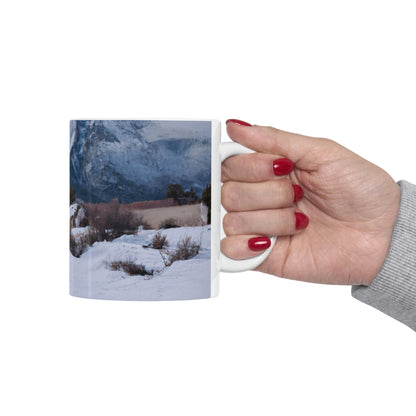 "Silent Peak: An Empty Town's Story" - The Alien Ceramic Mug 11 oz