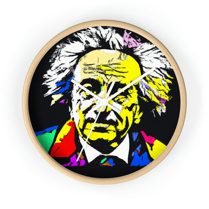 "Albert Einstein: A Pop Art Portrait" - The Alien Wall Clock