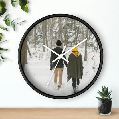 "Fairytale in the Snow" - The Alien Wall Clock