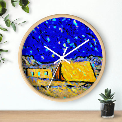 "Enchanted Sands of the Night Sky" - The Alien Wall Clock