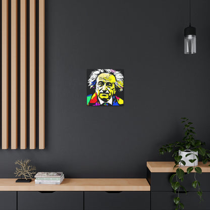 "Albert Einstein: Ein Pop-Art-Porträt" - The Alien Canva