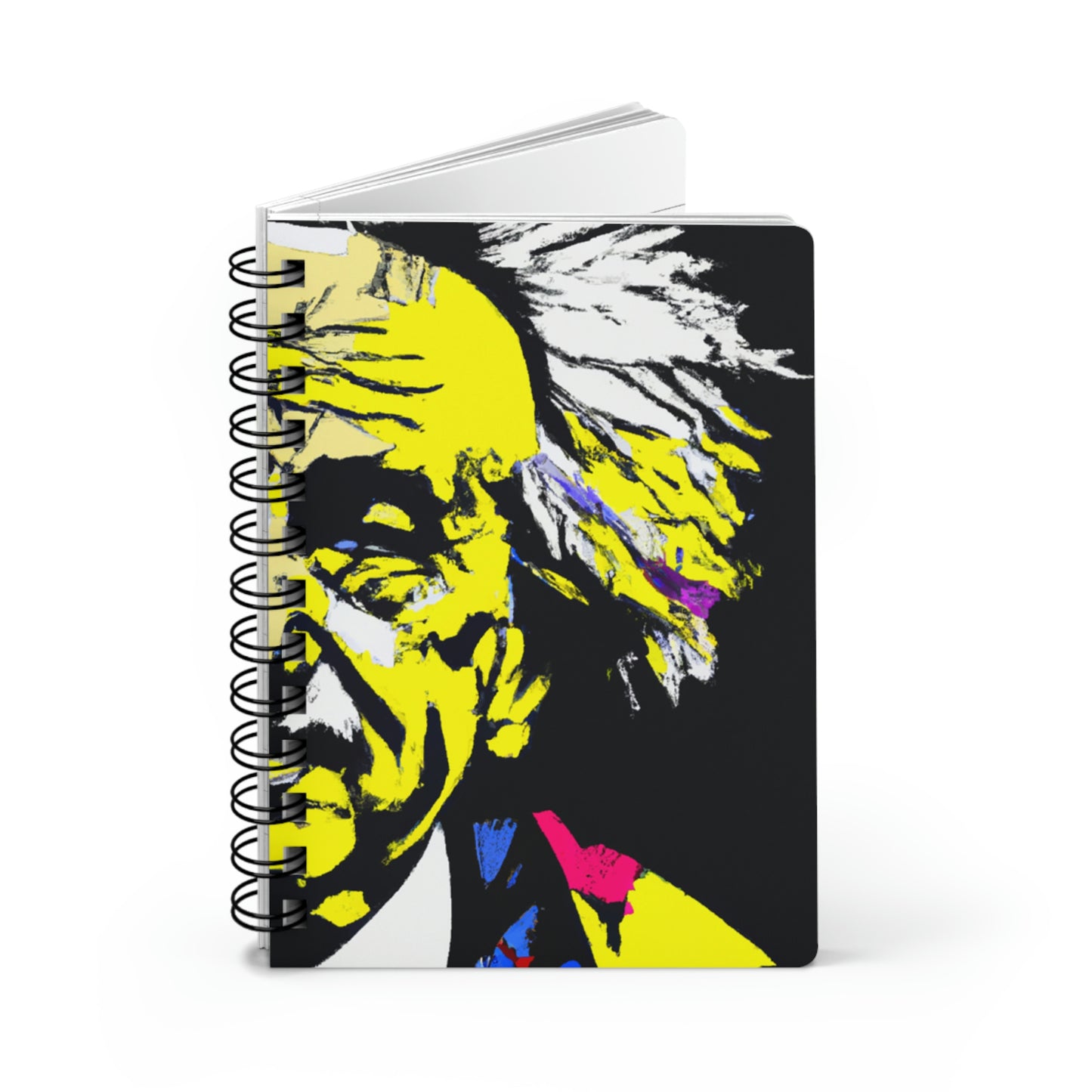 "Albert Einstein: Ein Pop-Art-Porträt" - Das Alien-Notizbuch mit Spiralbindung