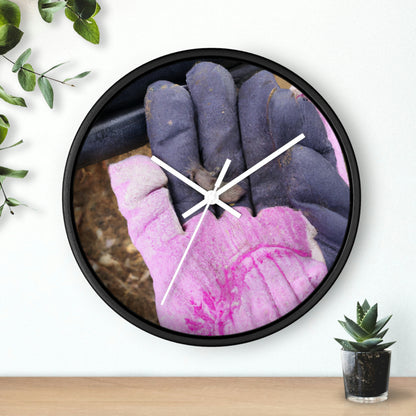 "Una pequeña casa en un guante viejo" - El reloj de pared alienígena