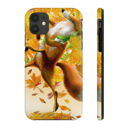 "Autumnal Adventure: A Fox's Mischief" - The Alien Tough Phone Cases