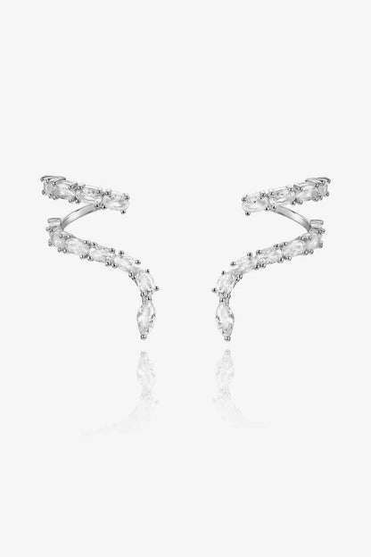 Zircon 925 Sterling Silver Earrings