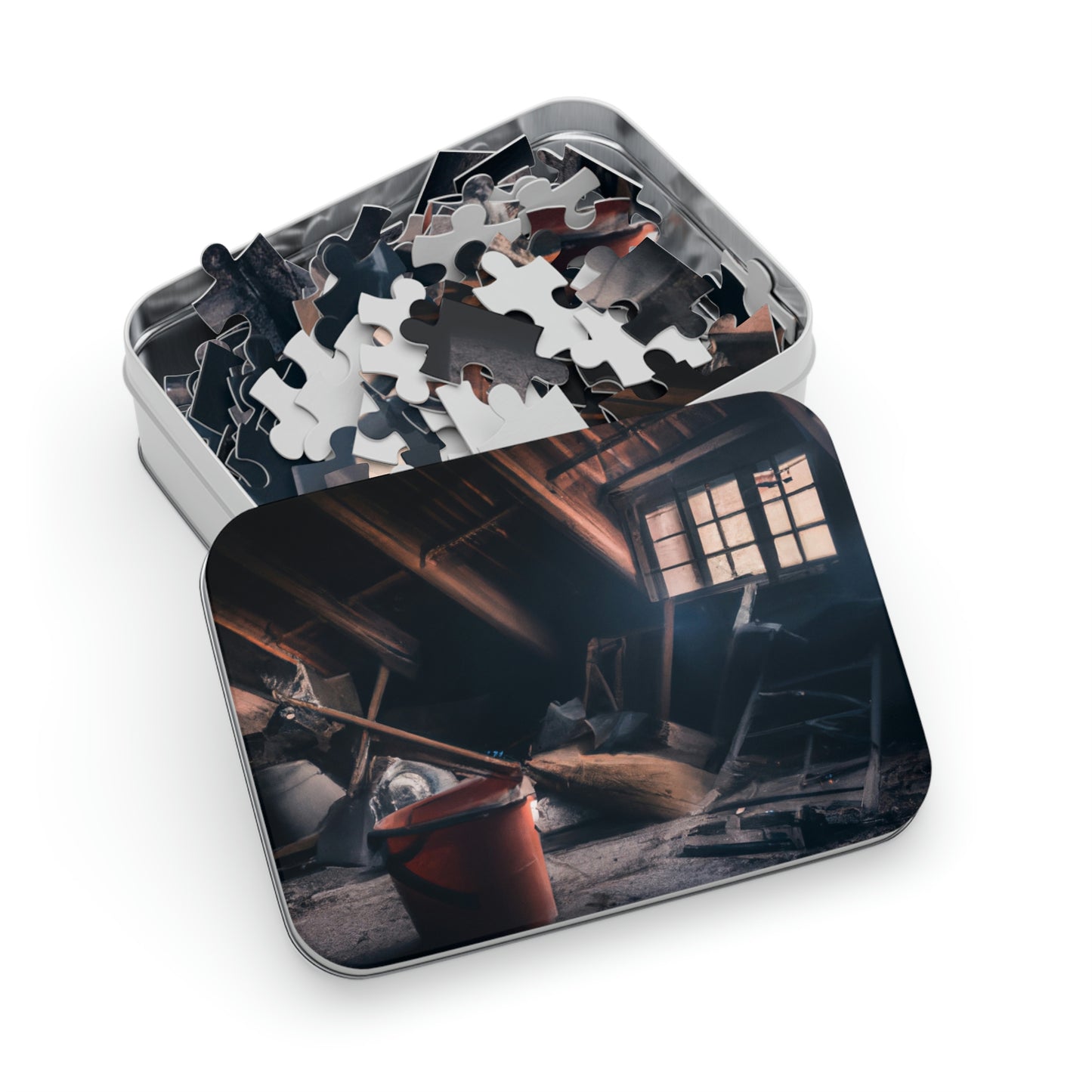 "Dusty Hopes in an Abandoned Attic" - The Alien Jigsaw Puzzle