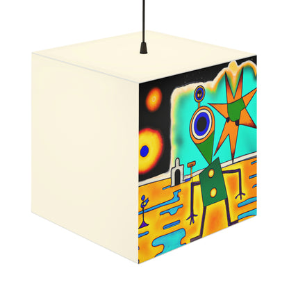 The Forgotten Earth: A Robot's Journey - The Alien Light Cube Lamp