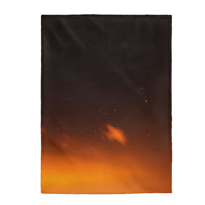 "Heavenly Blaze" - The Alien Velveteen Plush Blanket #nft