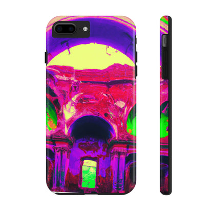 Mystical Madness: Crazy Colors in the Forgotten Cathedral - The Alien Tough Phone Cases