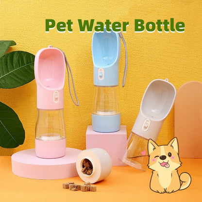 Haustier Hund Wasser Flasche Feeder Bowl Tragbare Wasser Lebensmittel Flasche Haustiere Im Freien Reise Trinken Hund Schüsseln Wasser Schüssel Für Hunde